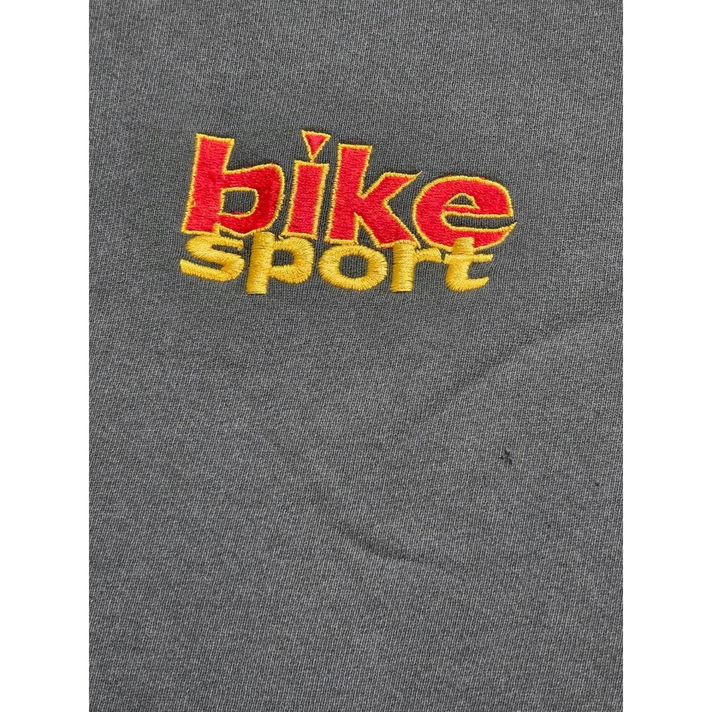 Vintage Fruit of the Loom Bontrager Cycles Bike Sport Green Hoodie Mens L - Picture 4 of 14